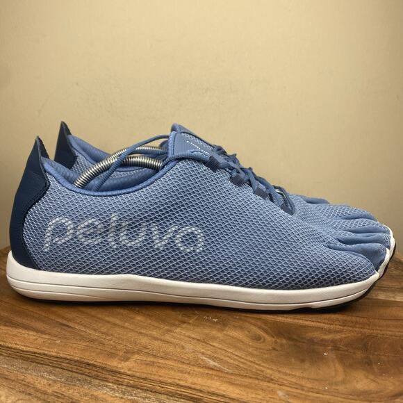 Peluva Strand Sport Carolina Blue Navy Mens Size 16 Barefoot Shoes PFWM30102 - Picture 1 of 10